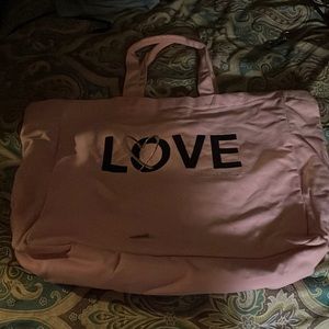 Victoria secret  LOVE oversized tote. 2 inside pockets